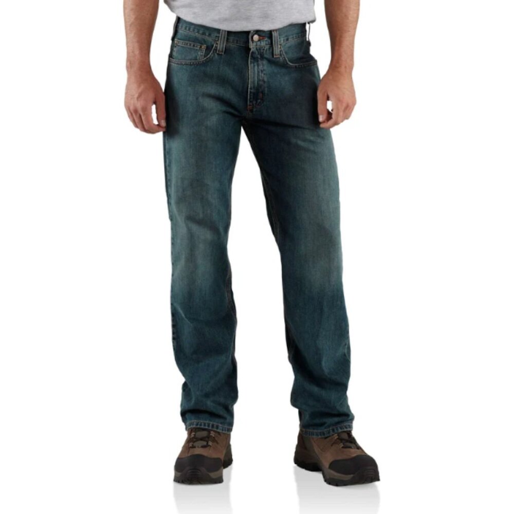 Carhartt Relaxed Fit dark blue jeans, 36x32